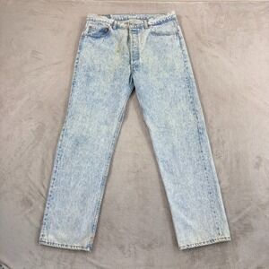 Vintage Levis 501 Jeans Men 36x30 (Fits 34x30) Acid Wash 80s USA Made Distressed